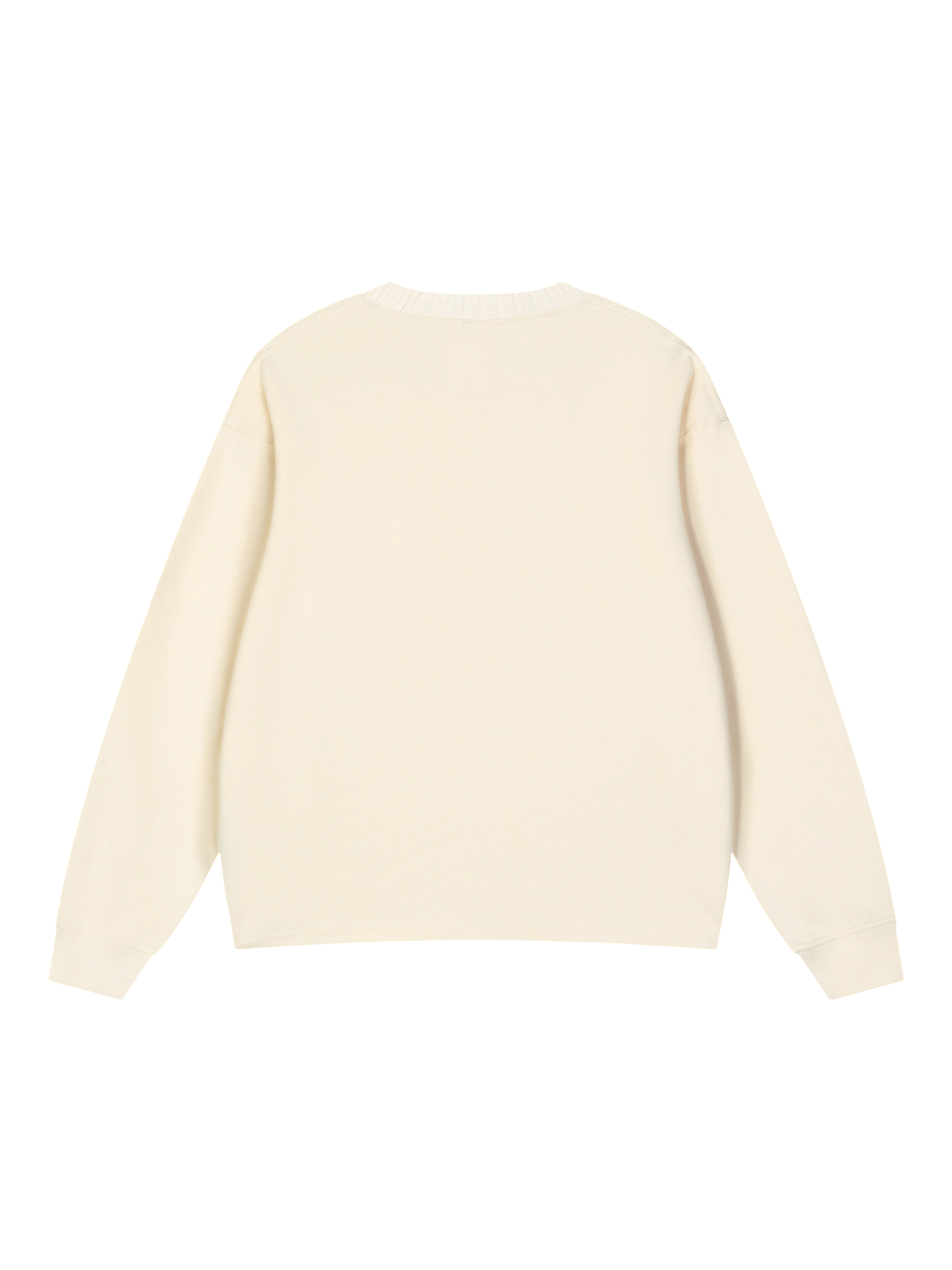 Klurve Offbeat Knit Oversized Sweatshirt