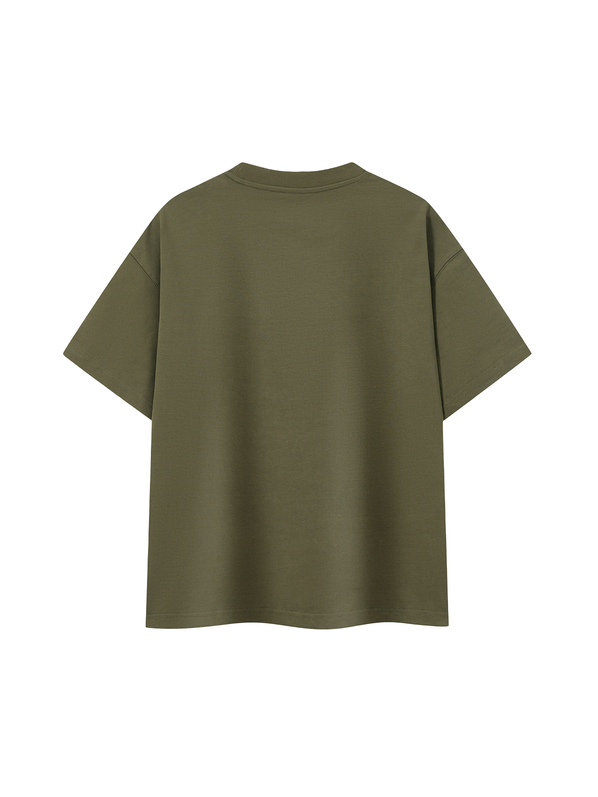 Green t-shirt on a transparent background