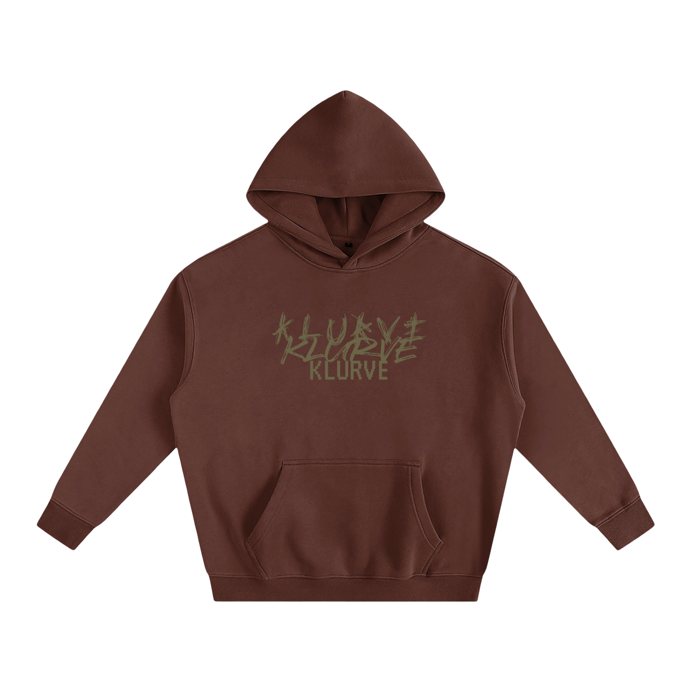 Klurve Oversized Fleeced Hoodie
