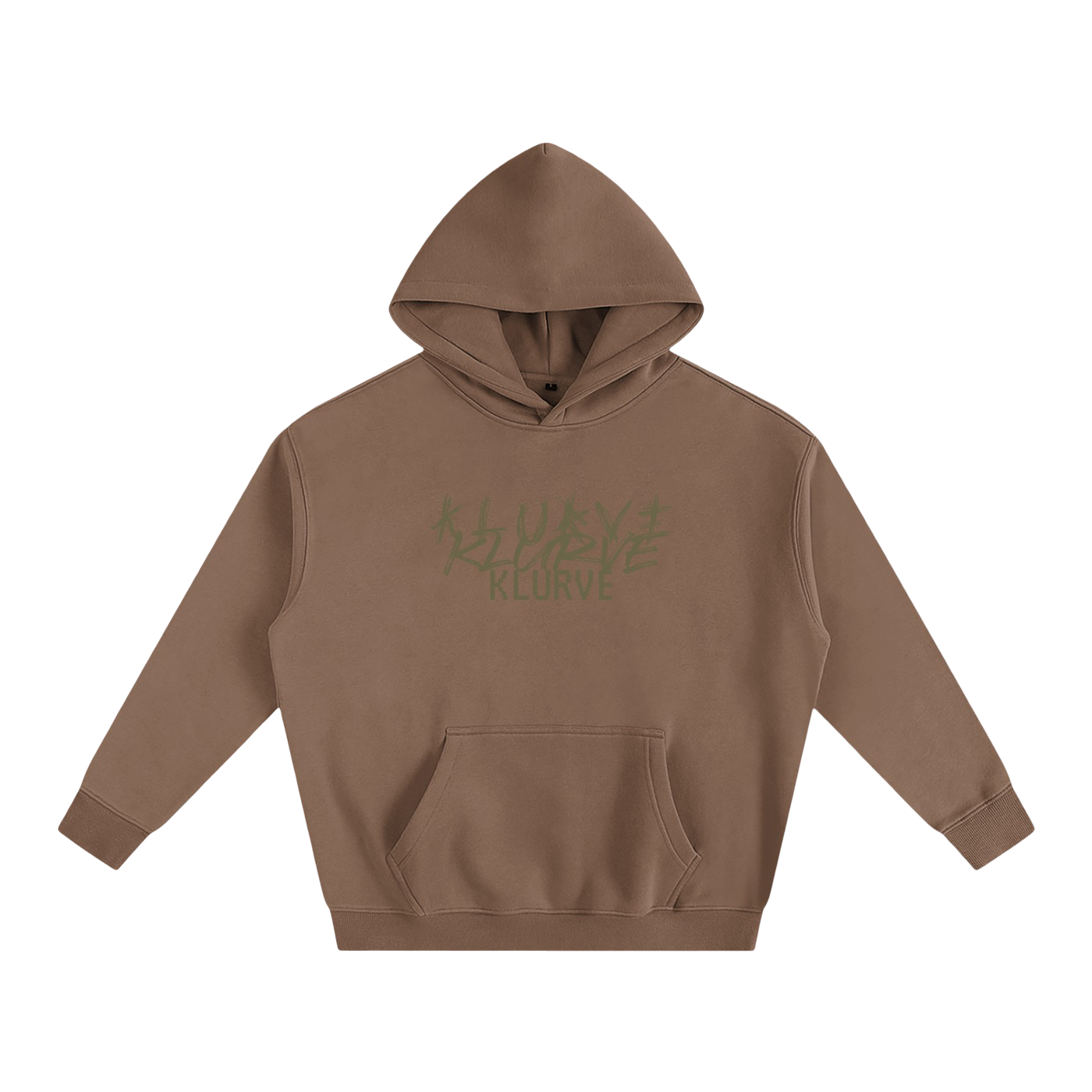 Klurve Oversized Fleeced Hoodie