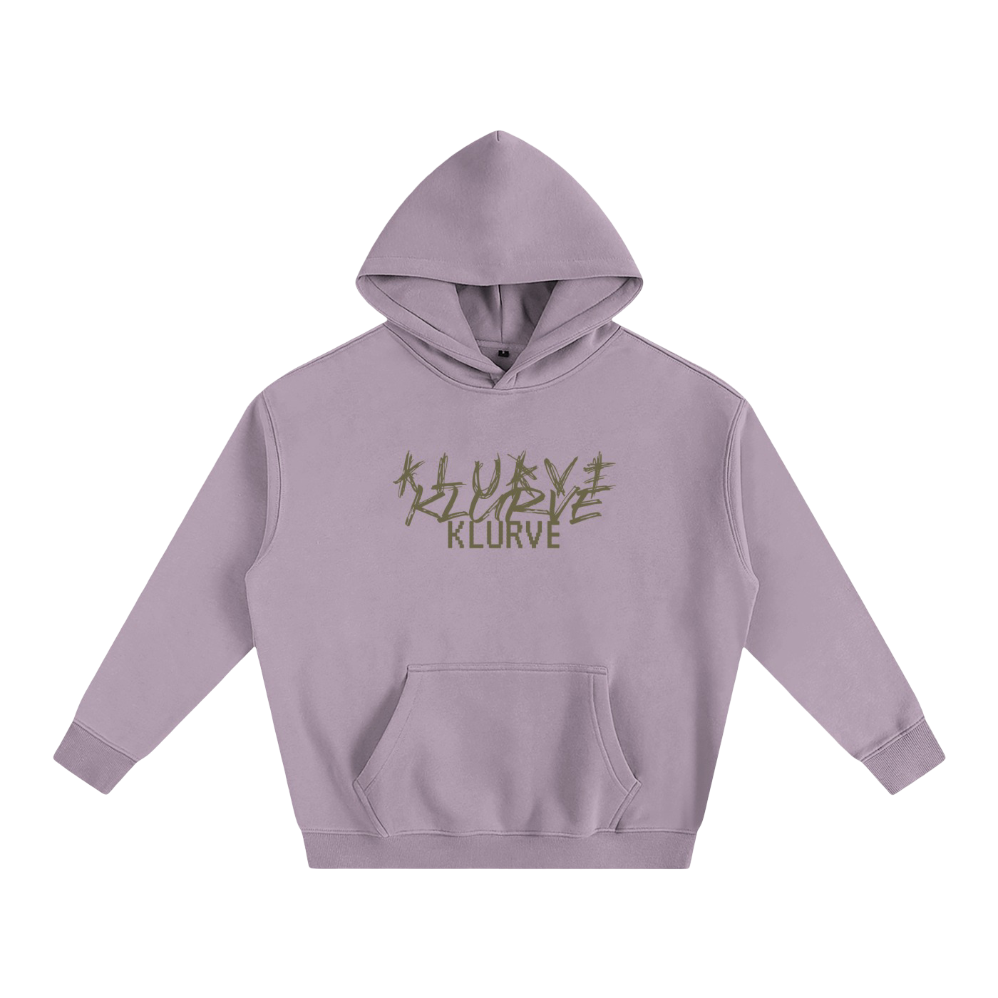 Klurve Oversized Fleeced Hoodie