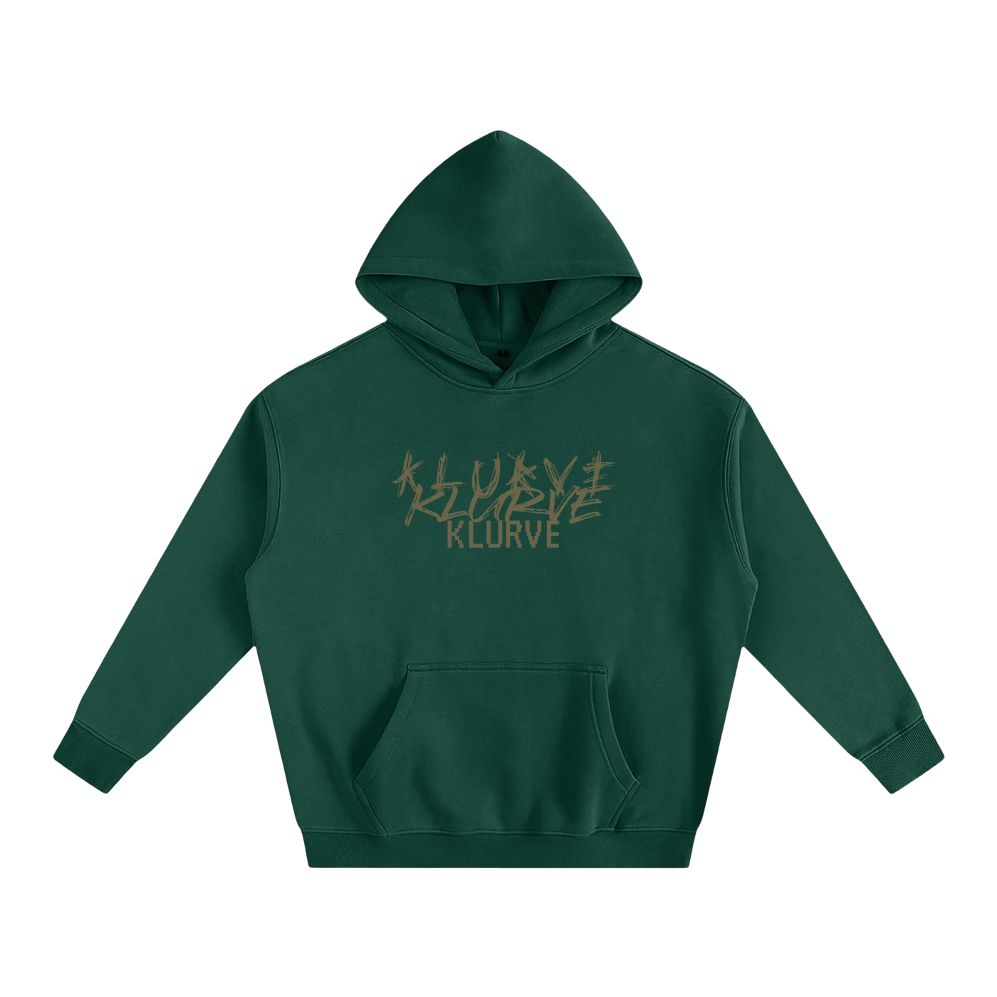 Klurve Oversized Fleeced Hoodie