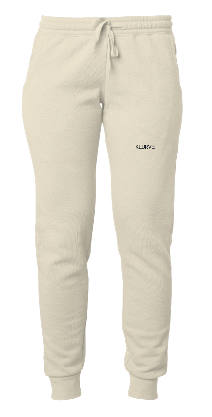 Klurve Ease Premium Wash Sweatpants #Color_bone