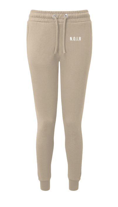 Klurve Noir Yoga Fitted Jogger #Color_Nude