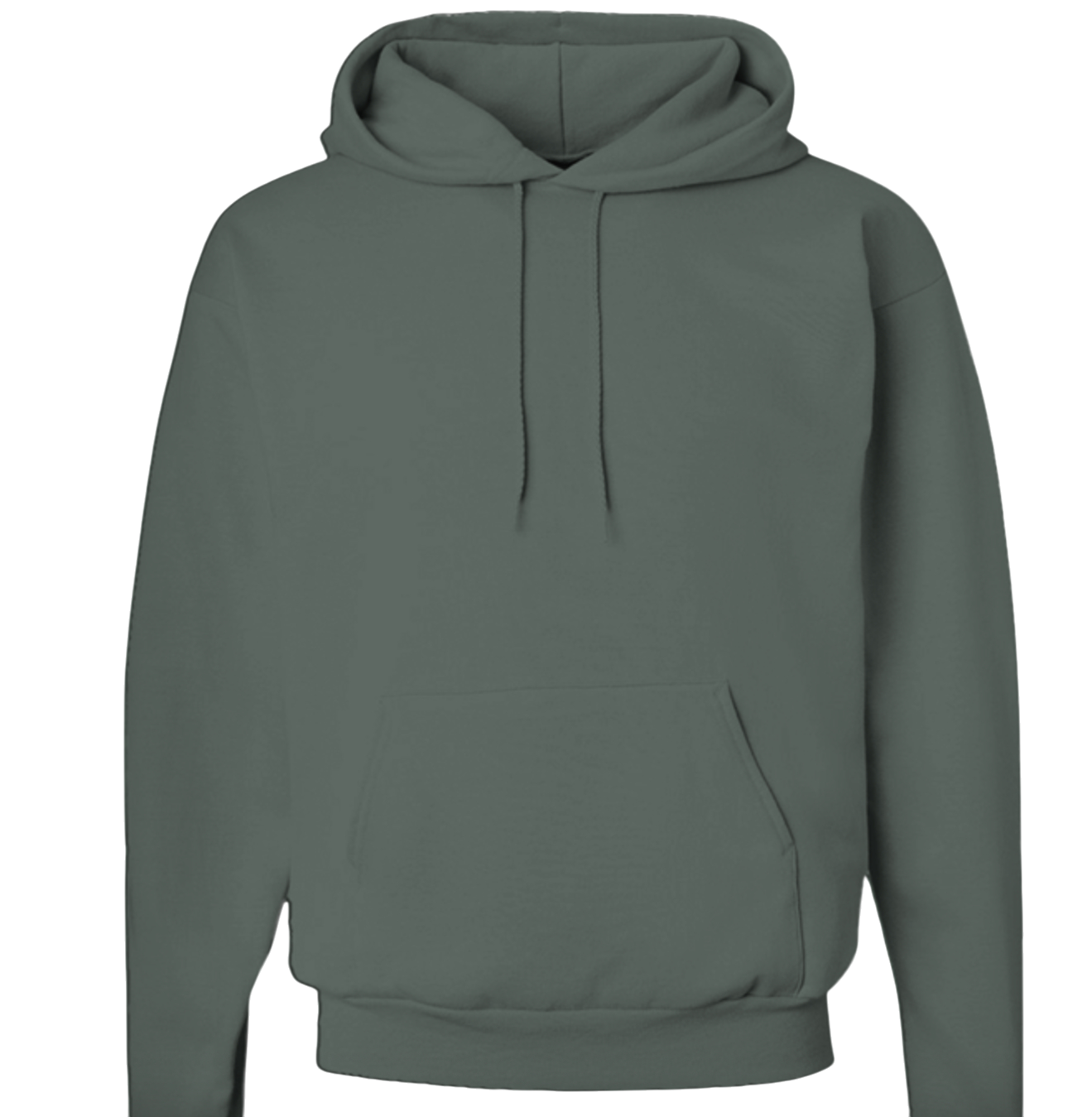 Klurve Ease Ecosmart Hoodie #Color_deep forest