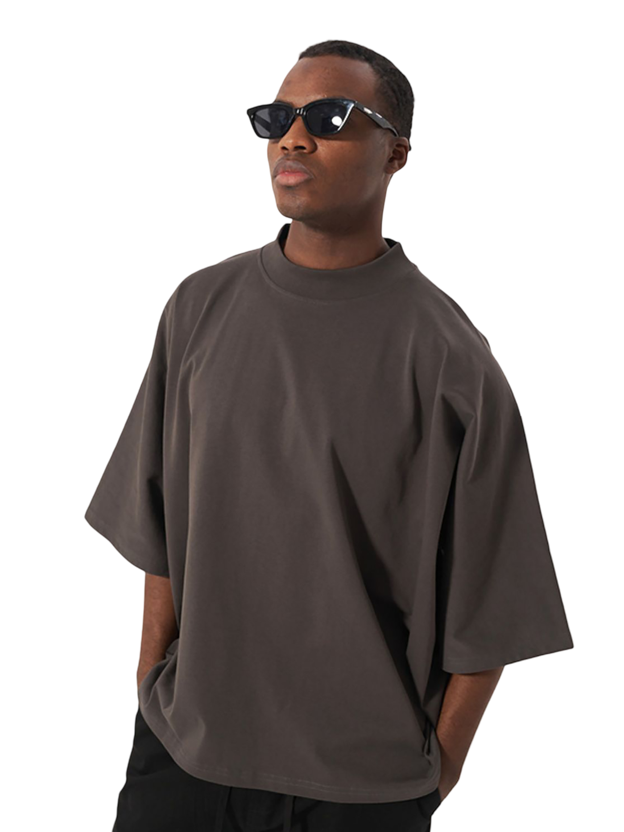 Klurve Offbeat Structured Boxy Tee