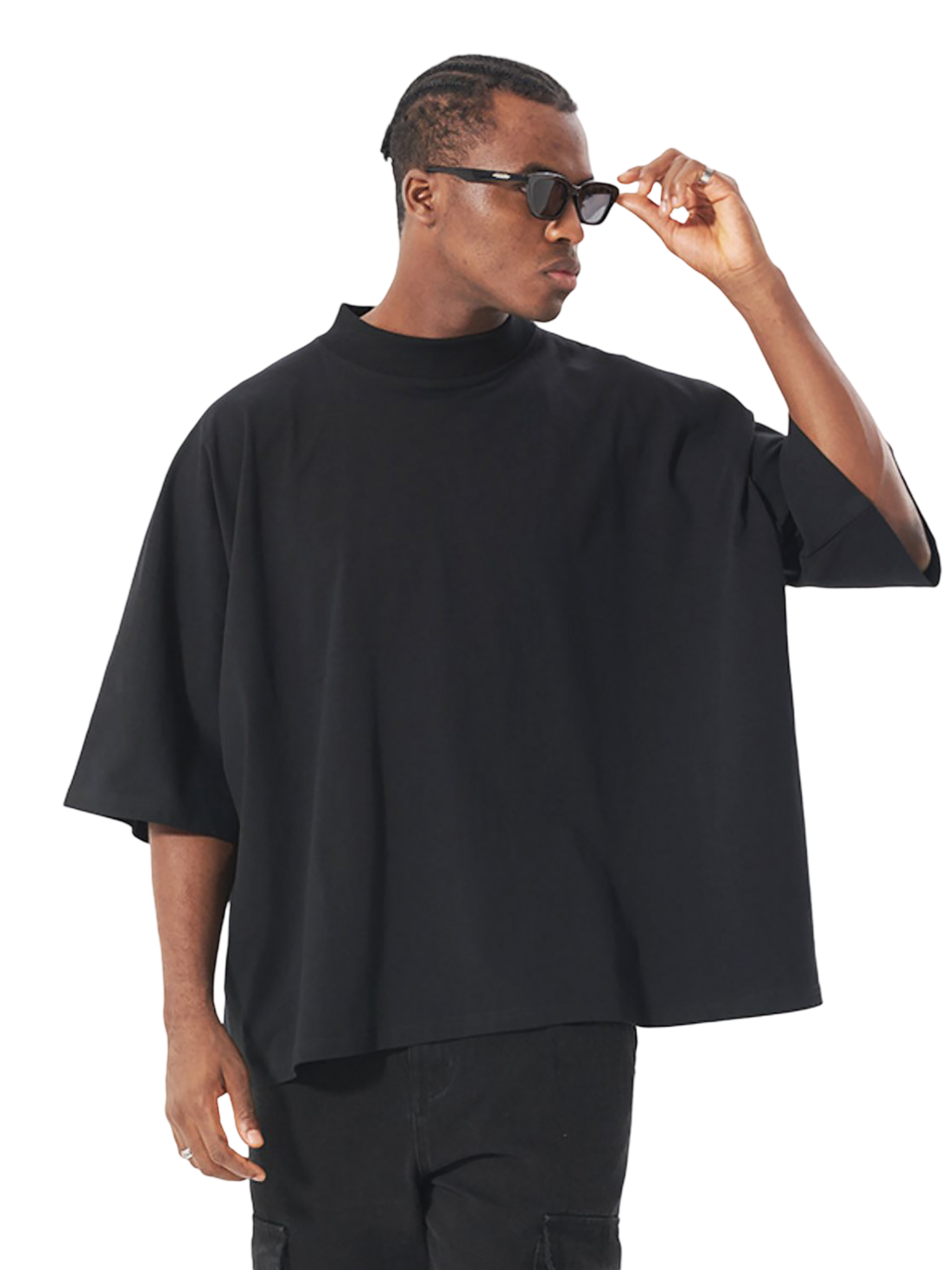 Klurve Offbeat Structured Boxy Tee