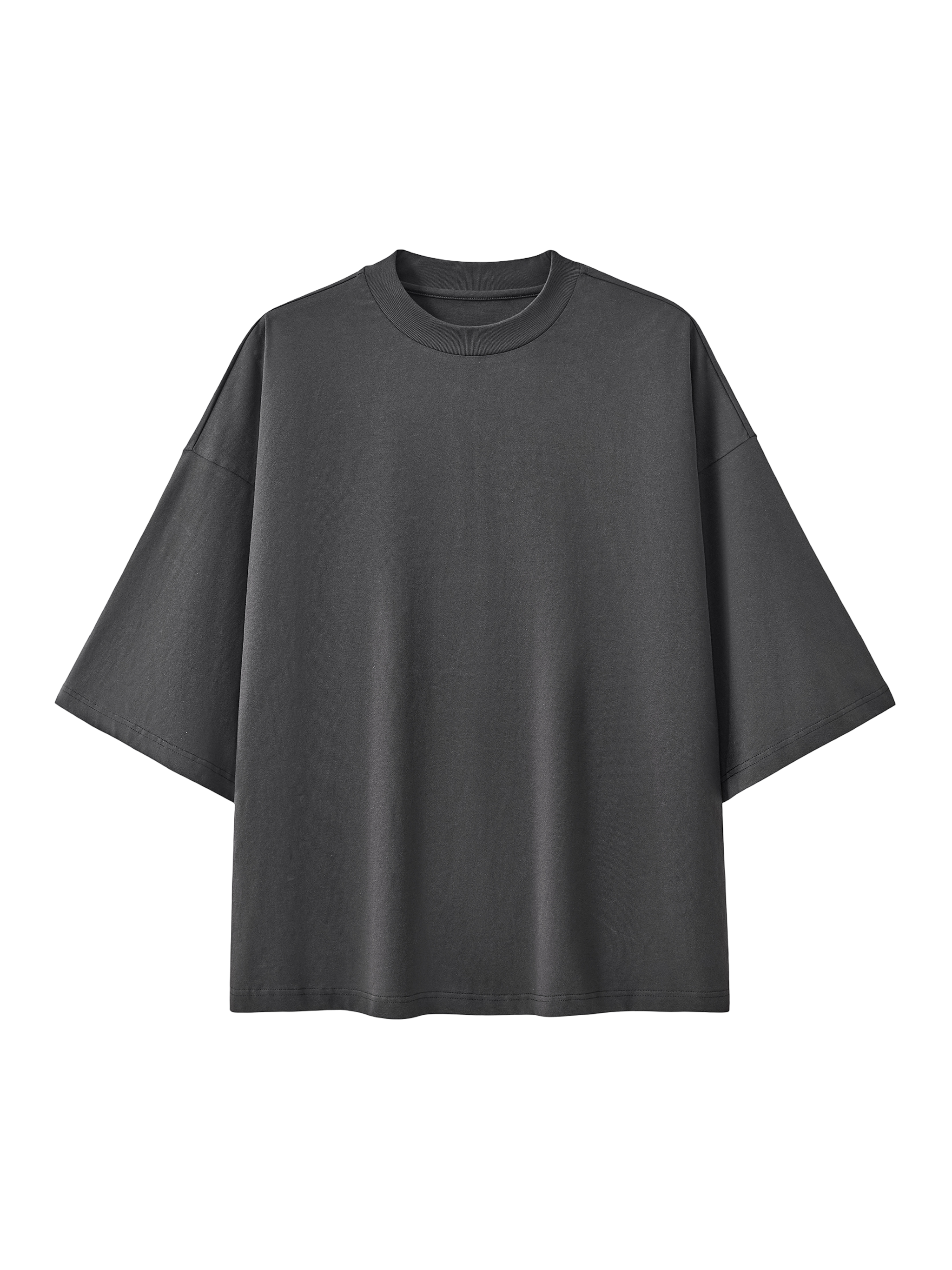 Gray t-shirt on a white background