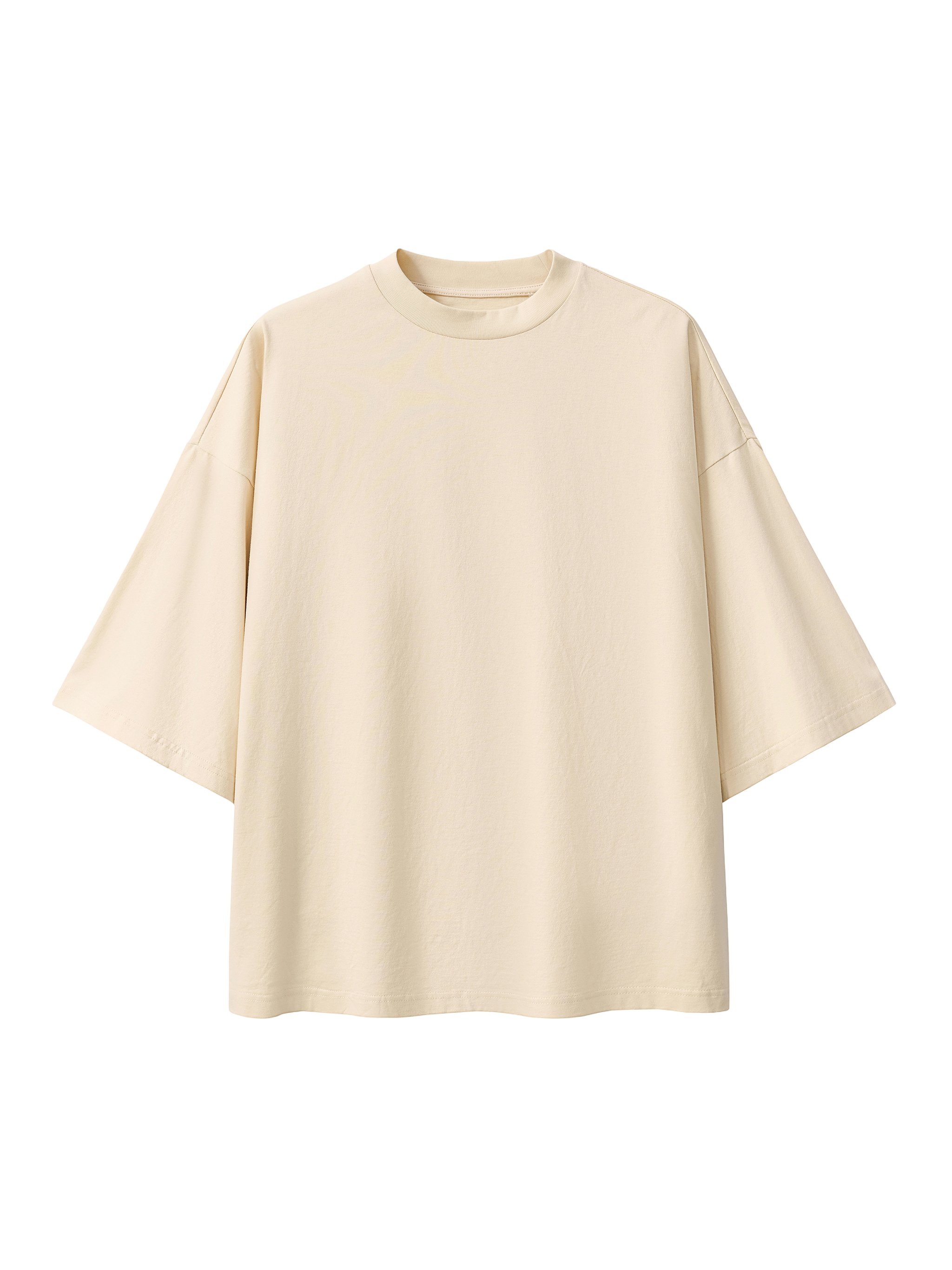 Beige cape-style top on a white background