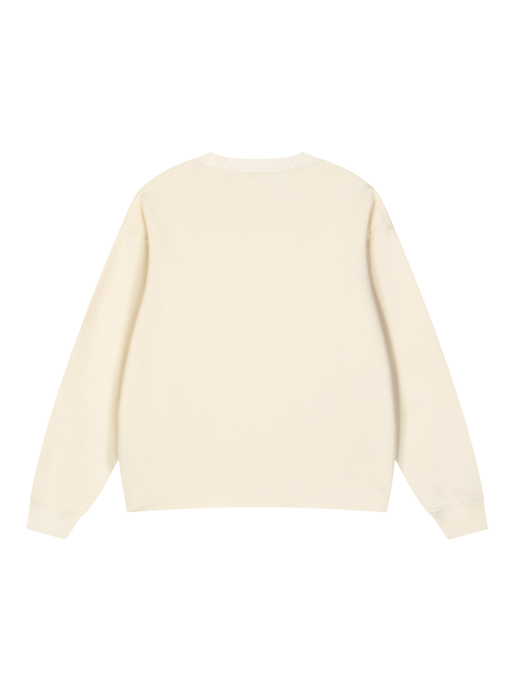 Klurve Offbeat Knit Oversized Sweatshirt