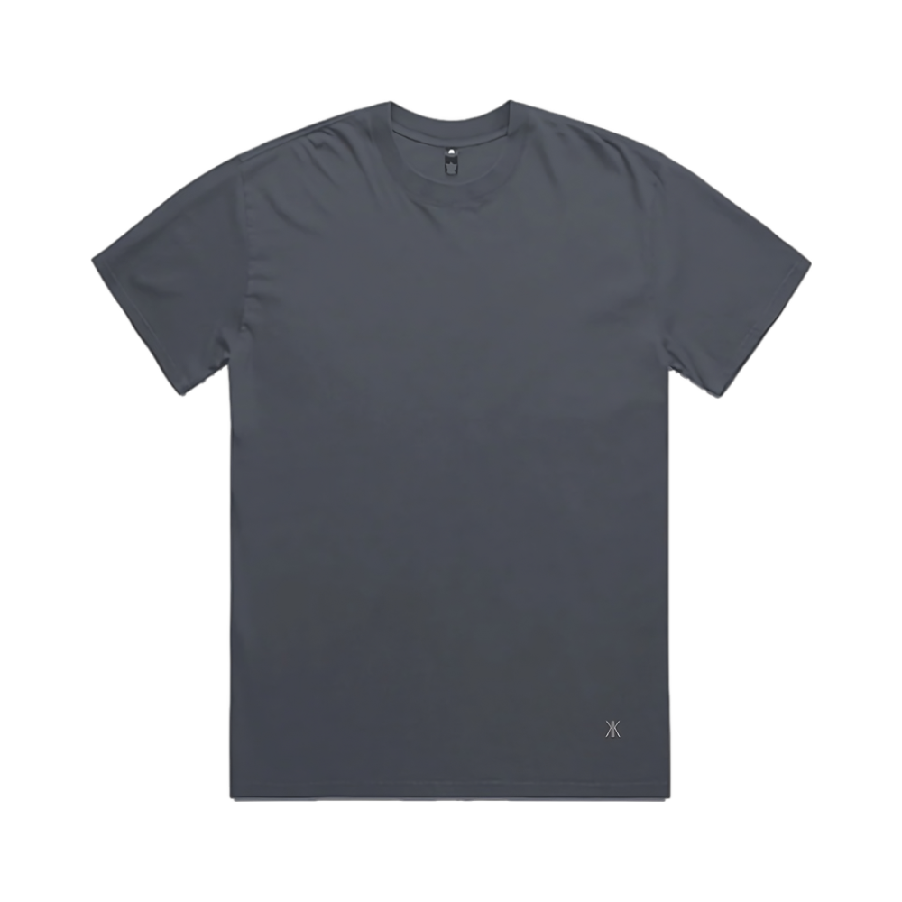 Klurve Ease Heavy Faded Tee #Color_faded grey