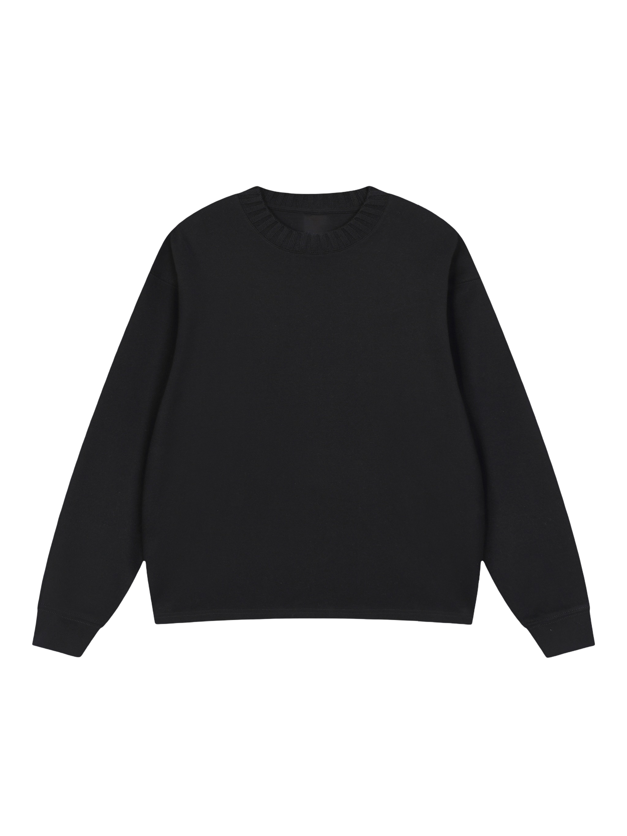 Klurve Offbeat Knit Oversized Sweatshirt