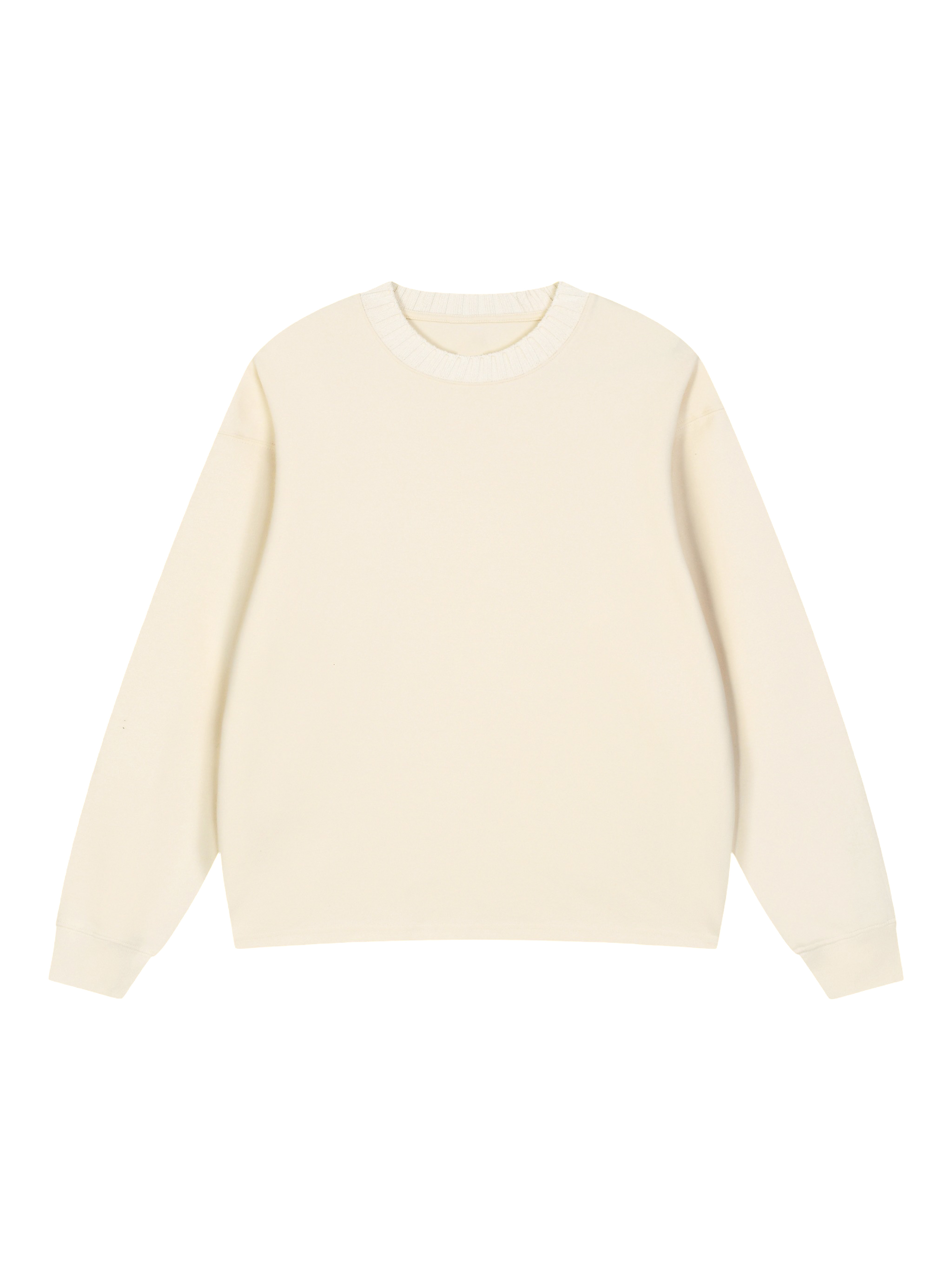Klurve Offbeat Knit Oversized Sweatshirt