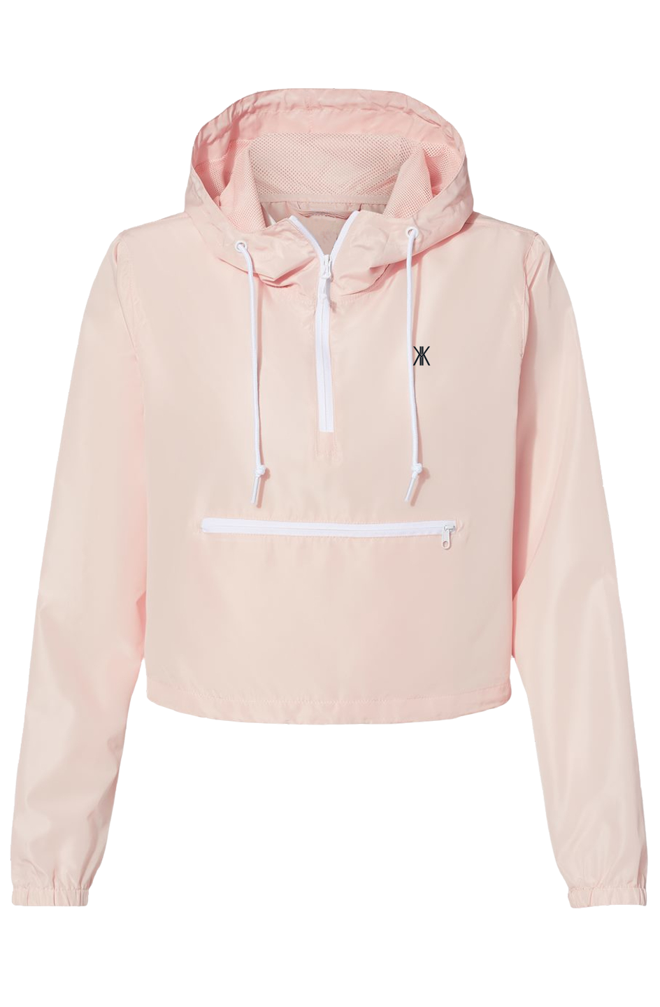 Klurve Flex Crop Windbreaker #Color_blush