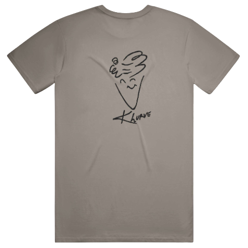 Klurve Ease Premium Crew Tee #Color_warm grey