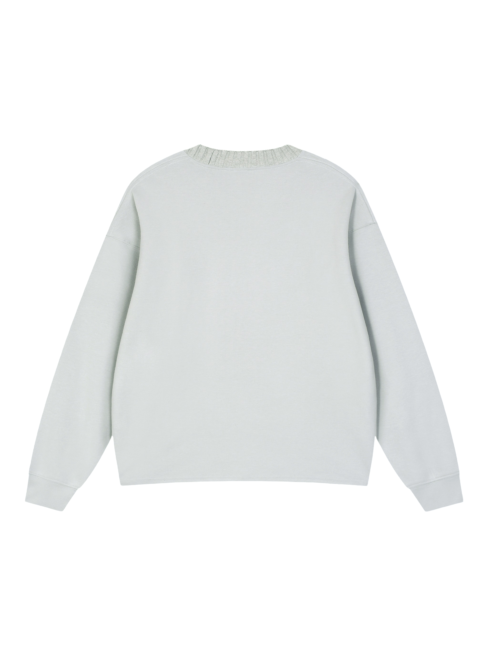 Klurve Offbeat Knit Oversized Sweatshirt