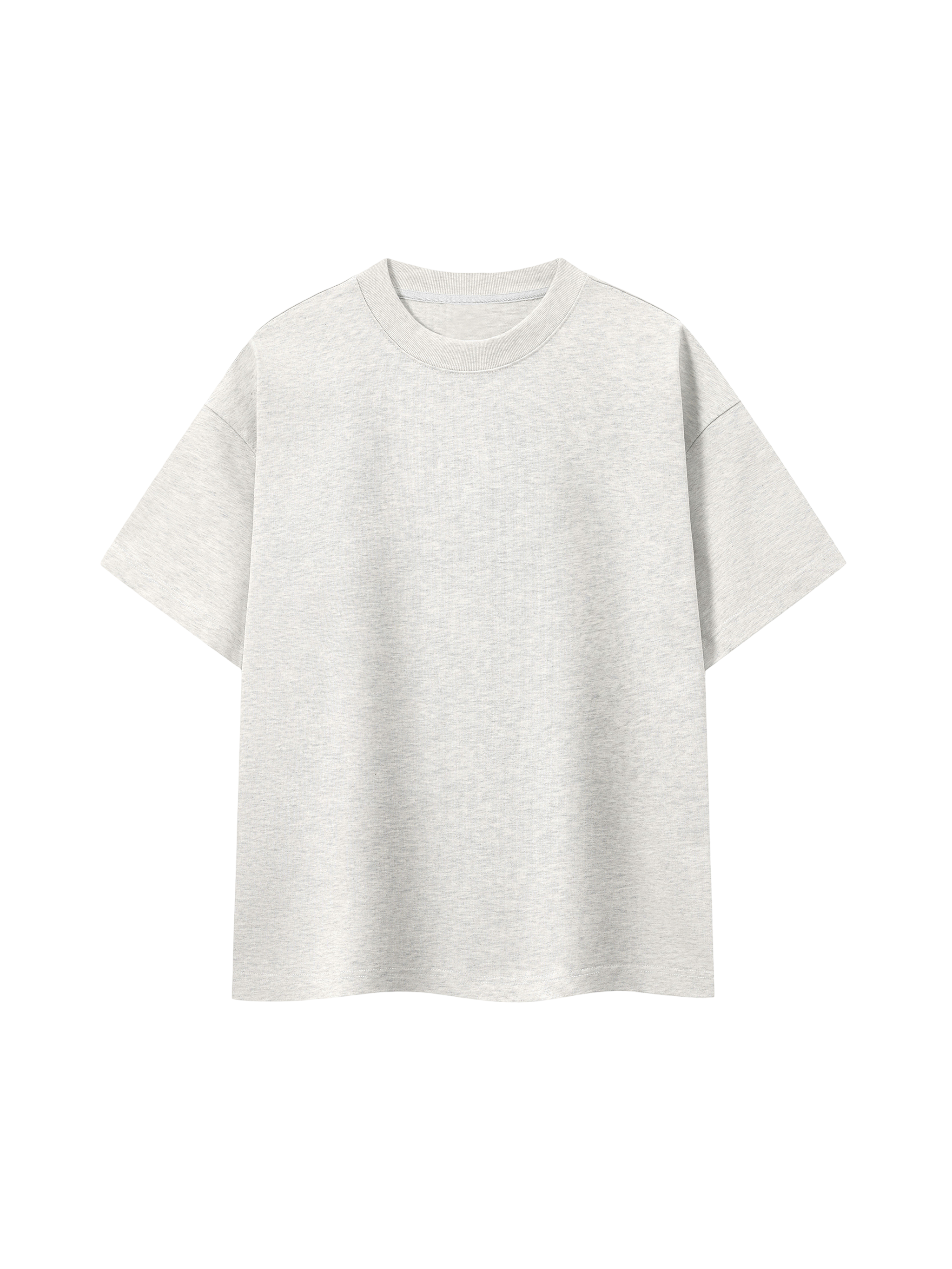 Gray t-shirt on a white background