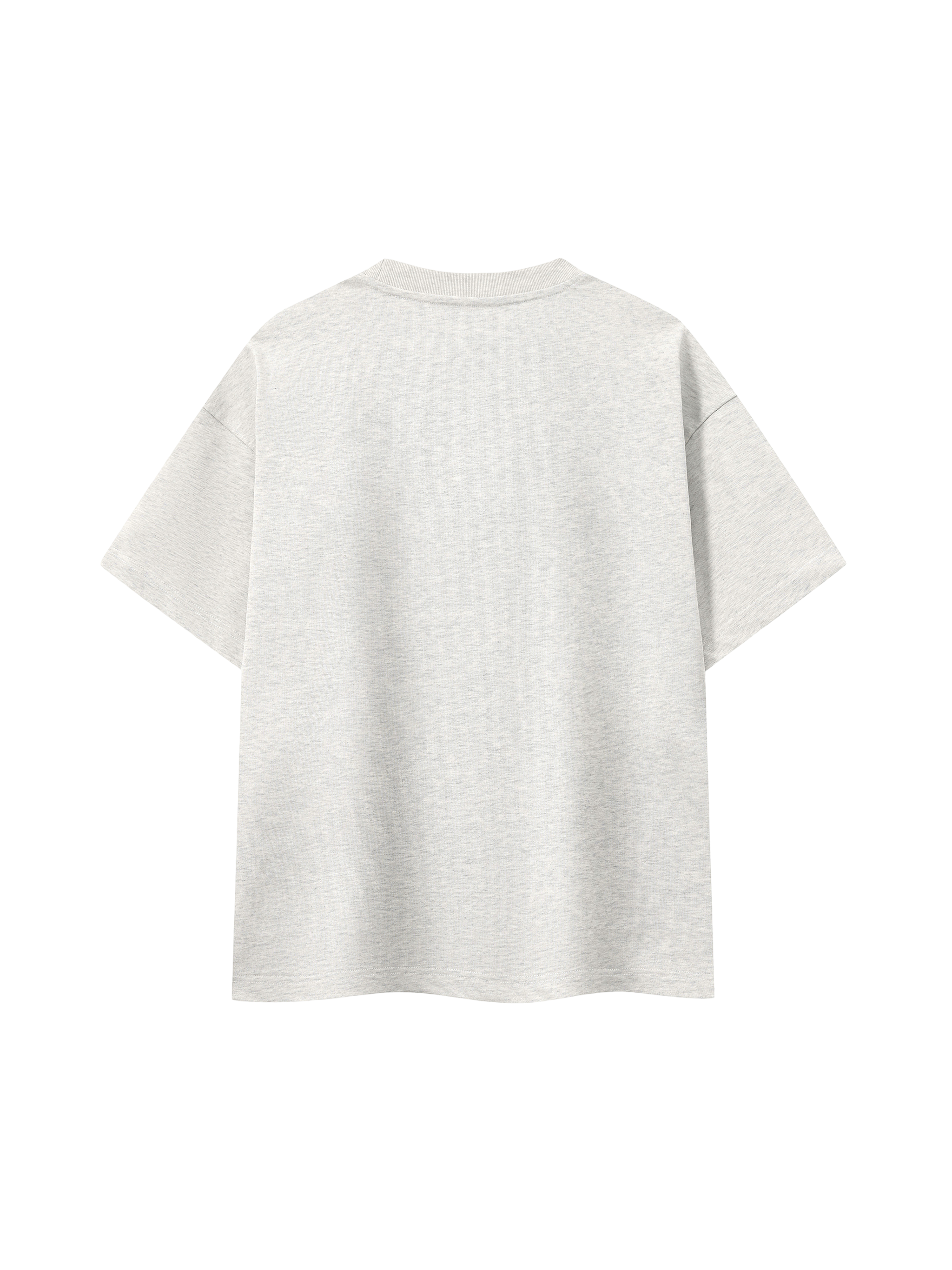 Gray t-shirt on a white background