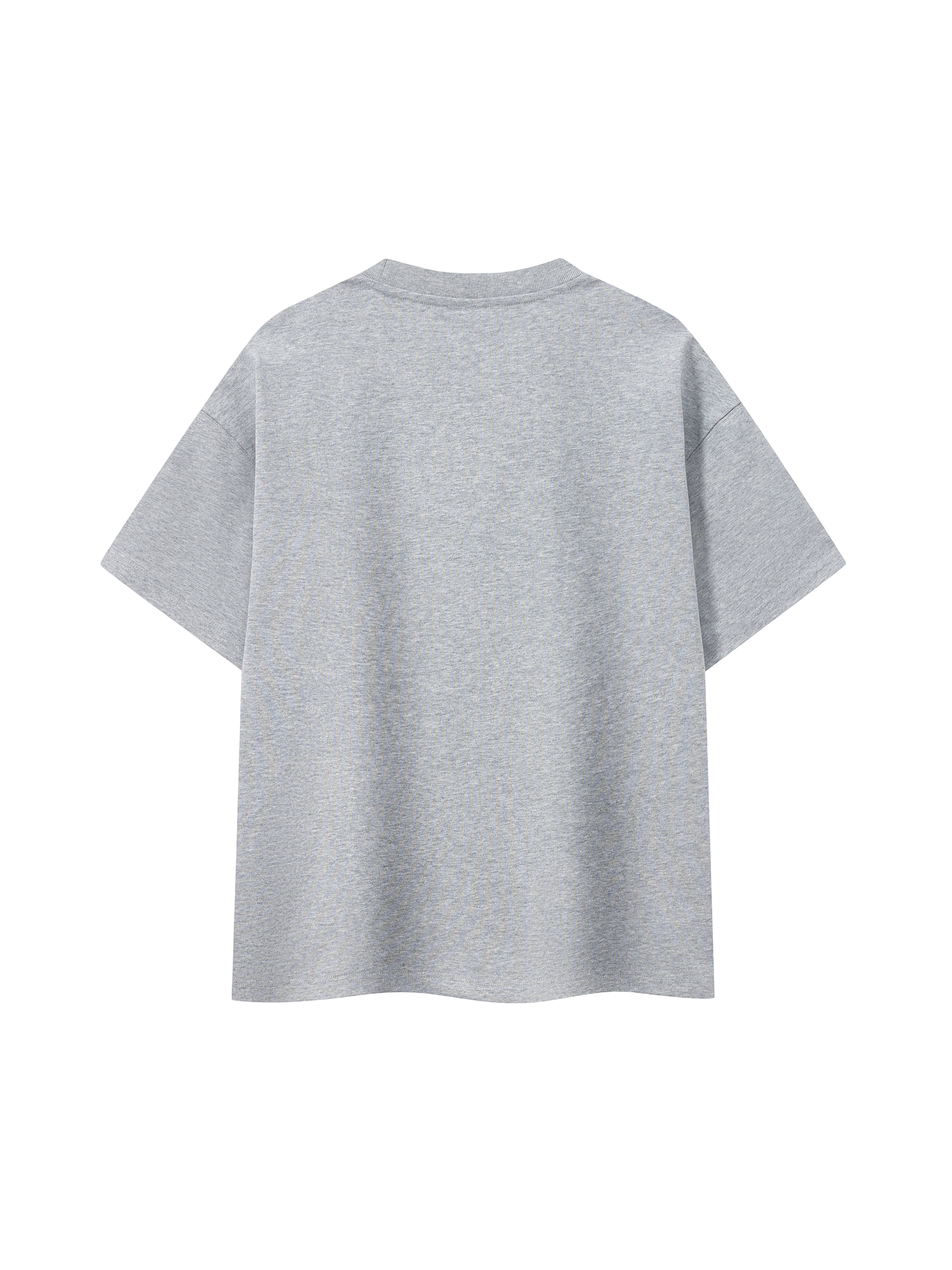 Gray t-shirt on a white background