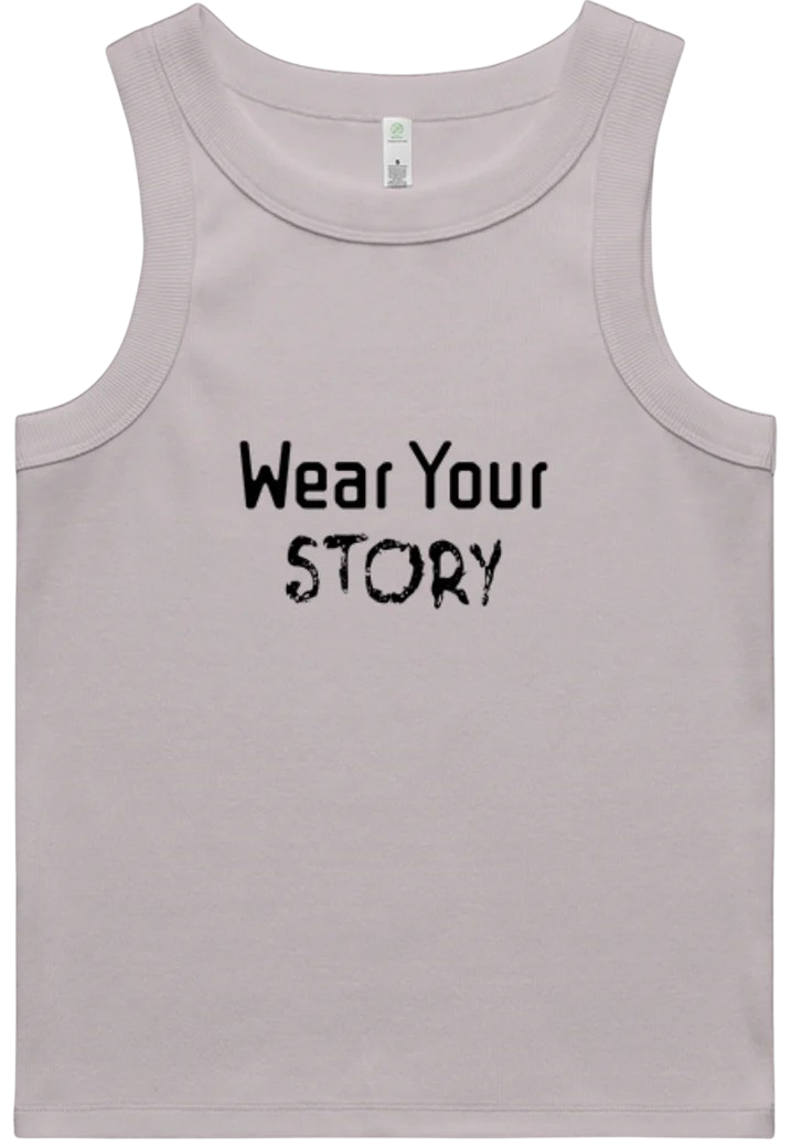 Klurve Ease Organic Rib Tank #Color_hazy pink