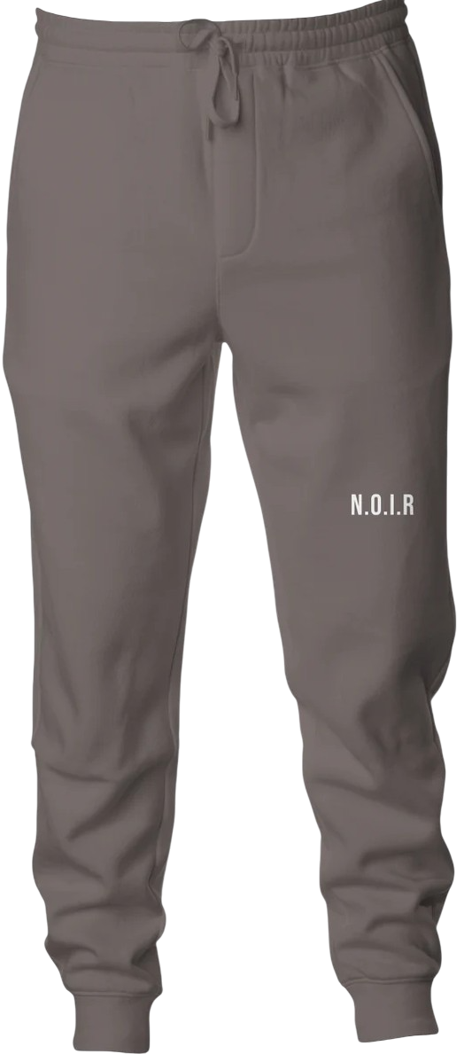 Klurve Noir Pigment-Dyed Joggers #Color_Pigment Black