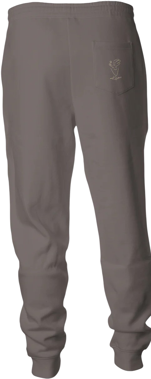 Klurve Noir Pigment-Dyed Joggers #Color_Pigment Black