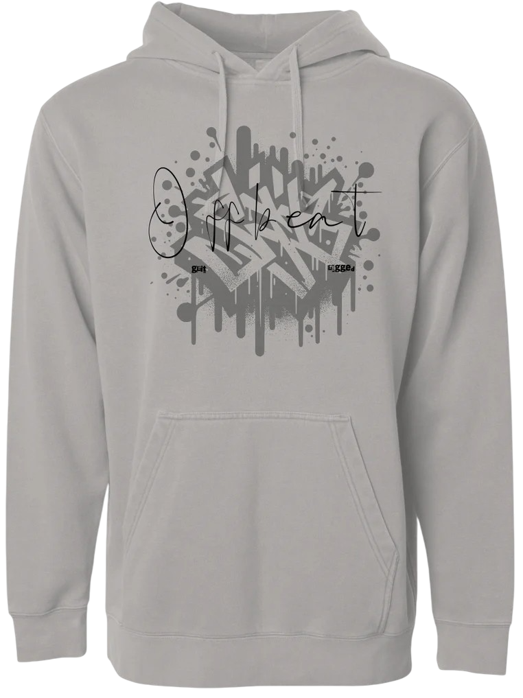 Klurve Offbeat Pigment-Dyed Hoodie #Color_Pigment Ivory