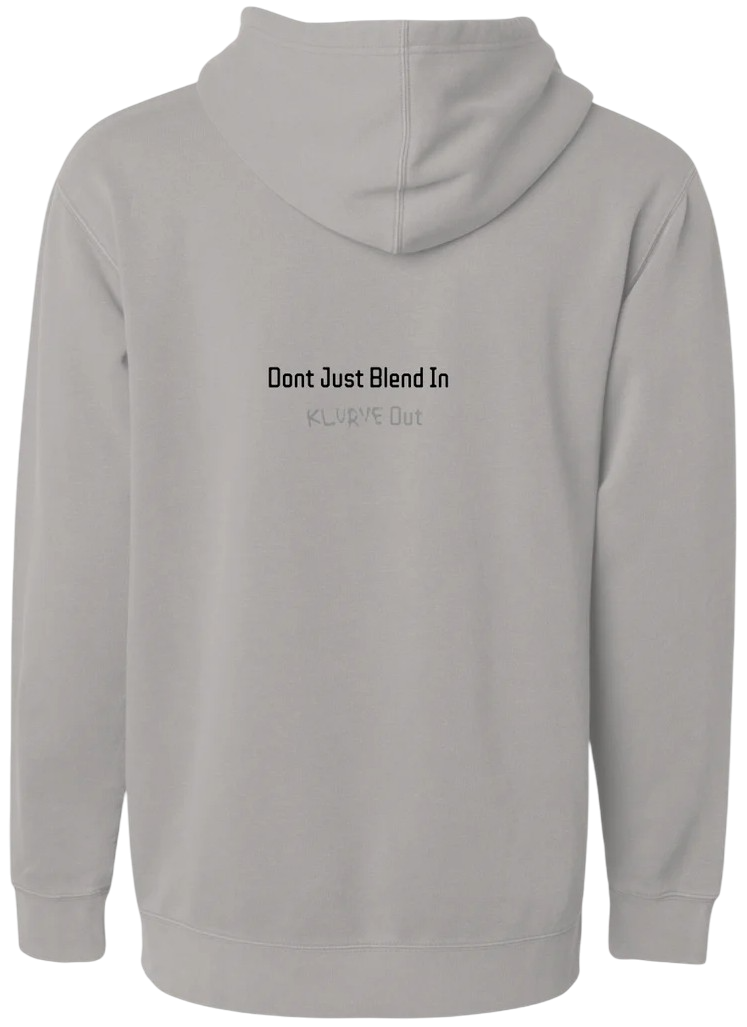 Klurve Offbeat Pigment-Dyed Hoodie #Color_Pigment Ivory