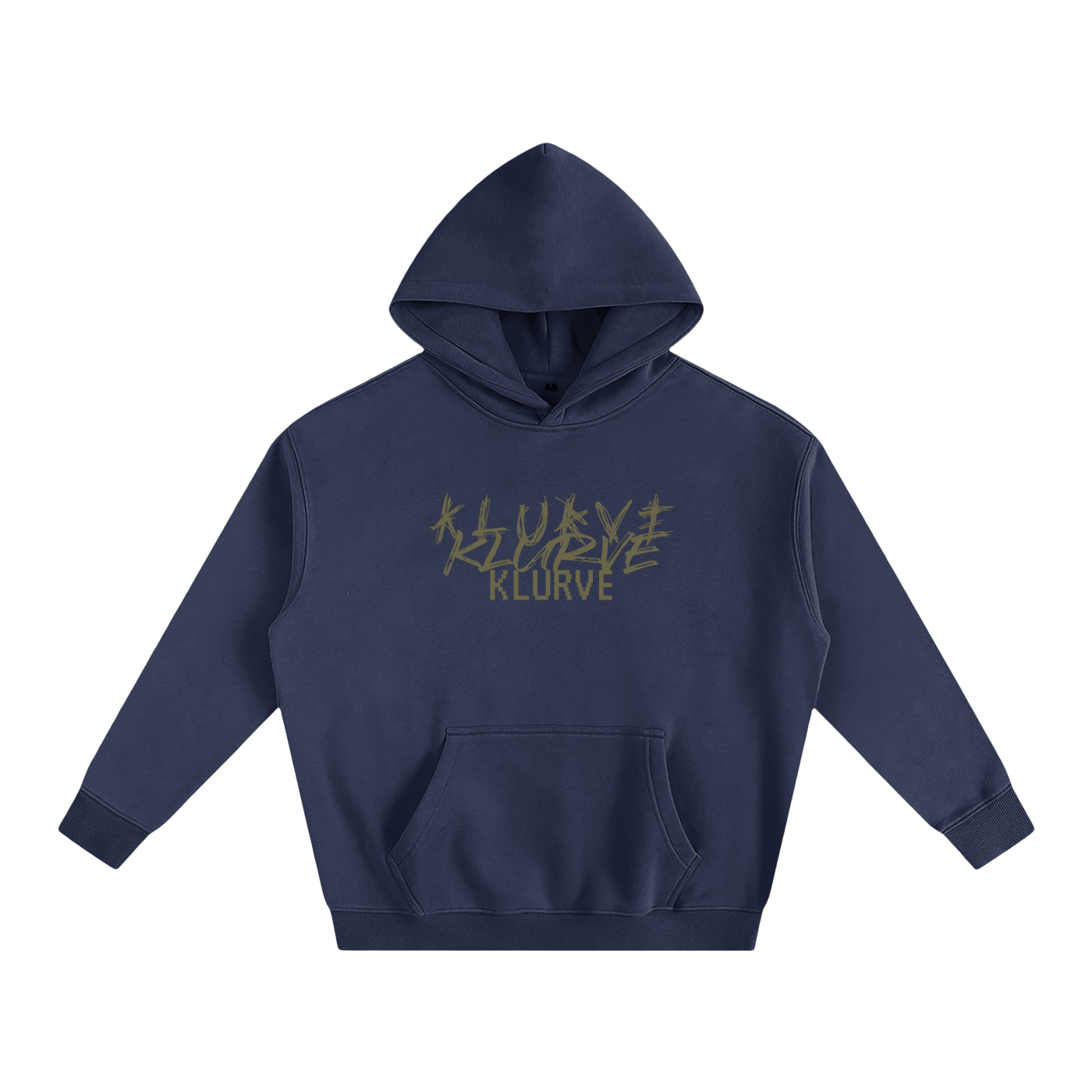 Klurve Oversized Fleeced Hoodie