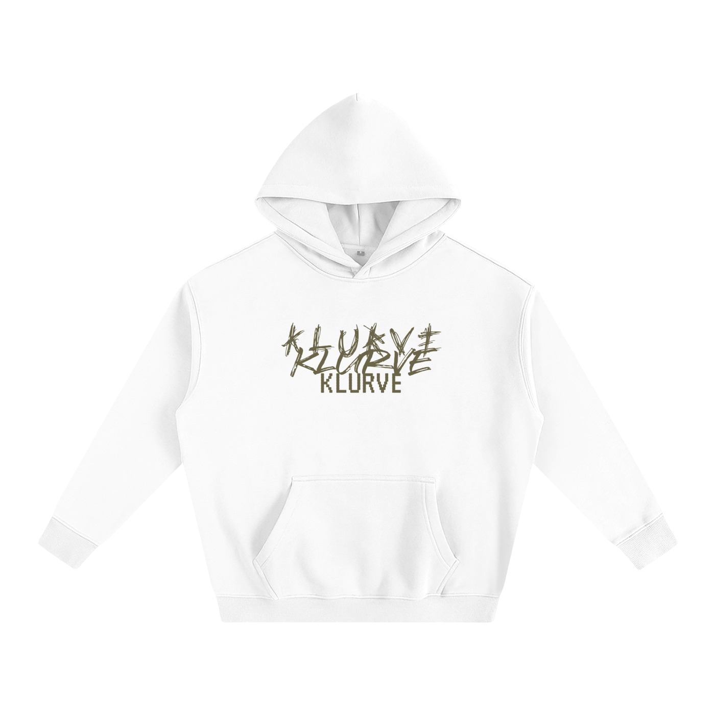 Klurve Oversized Fleeced Hoodie