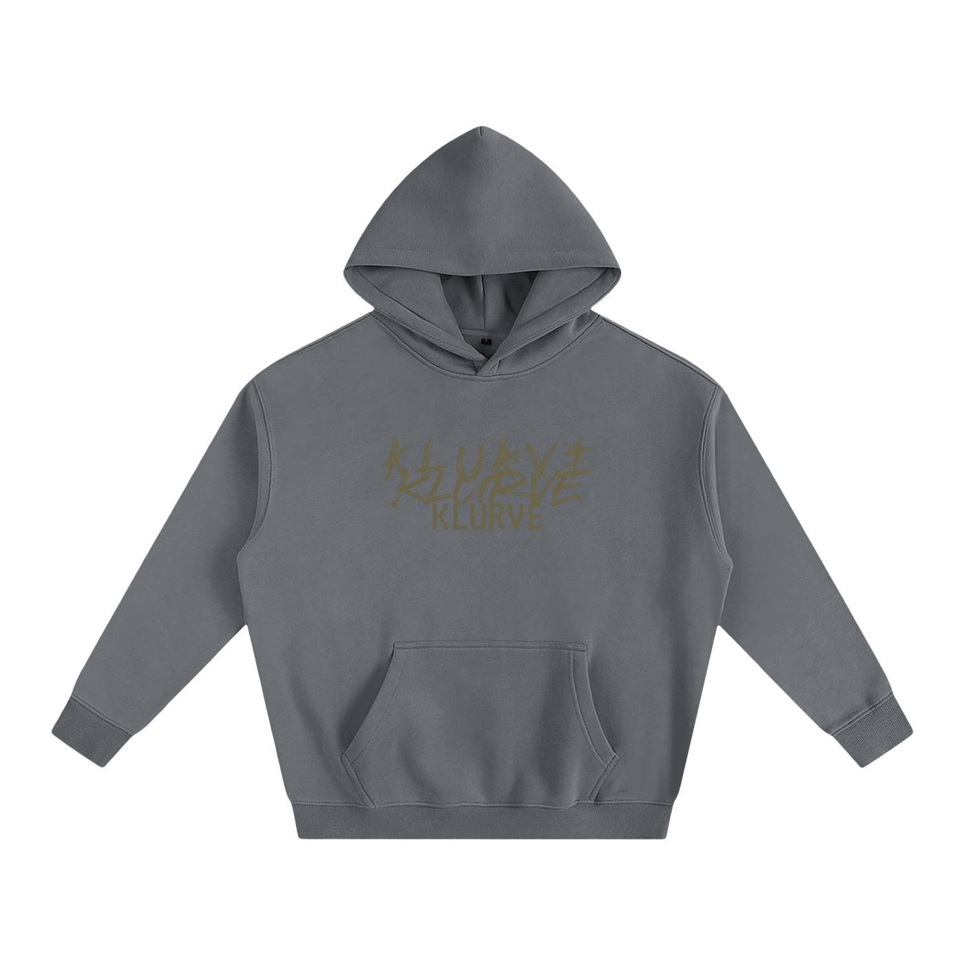 Klurve Oversized Fleeced Hoodie