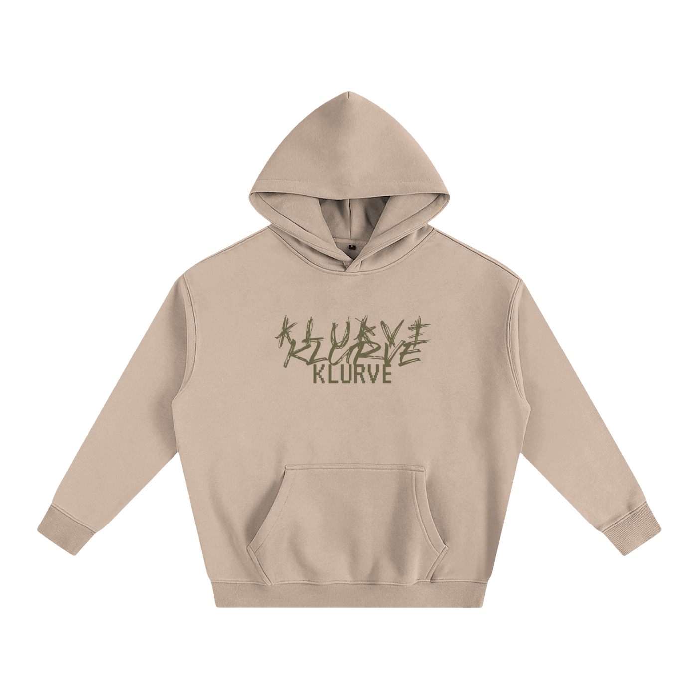 KLURVE Oversized Fleeced Hoodie