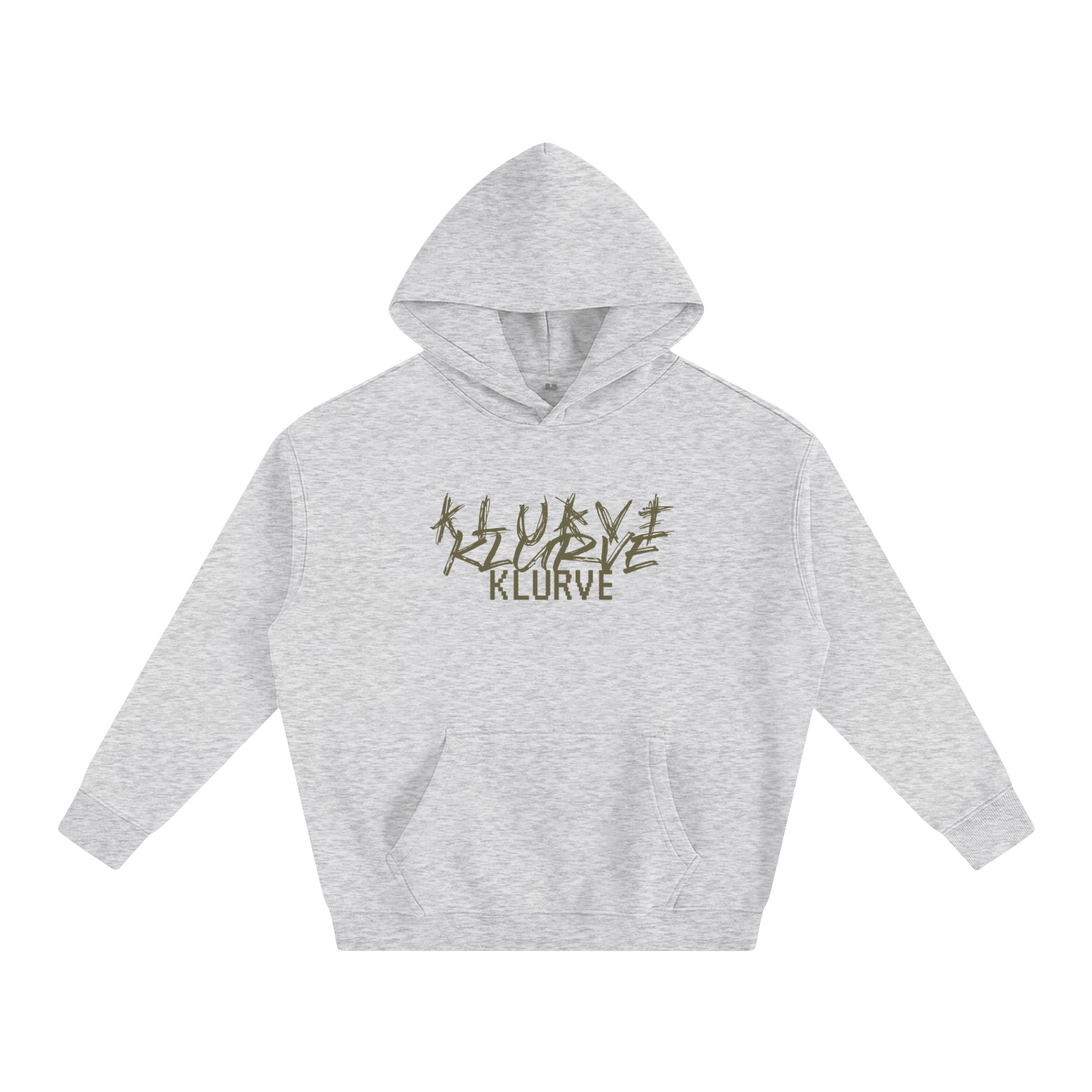 Klurve Oversized Fleeced Hoodie
