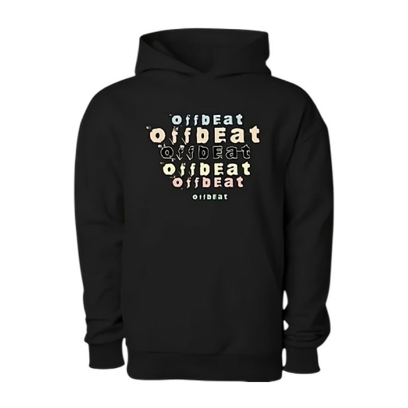 Klurve Offbeat Boulevard Hoodie #Color_black