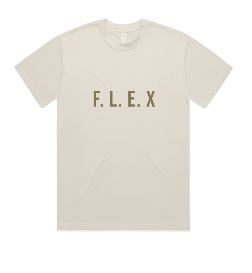 Klurve Flex Heavy Tee #Color_ecru