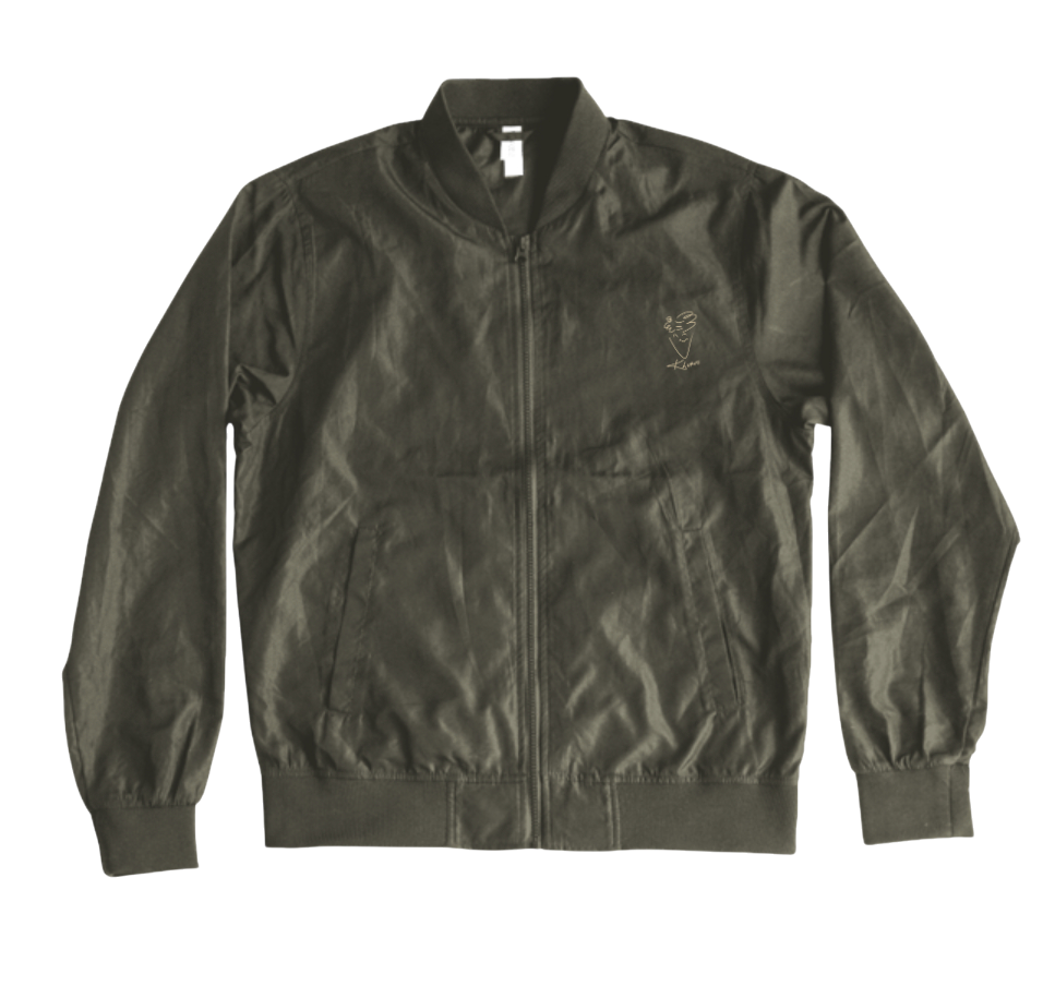 Klurve Ease Lightweight Bomber Jacket #Color_army