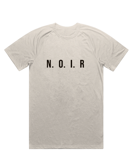 Klurve Noir Staple Active Blend Tee #Color_Ecru