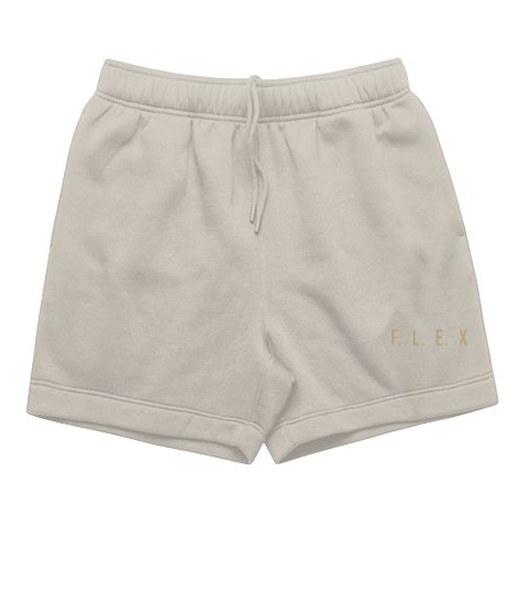 Klurve Flex Relax Track Shorts #Color_Bone