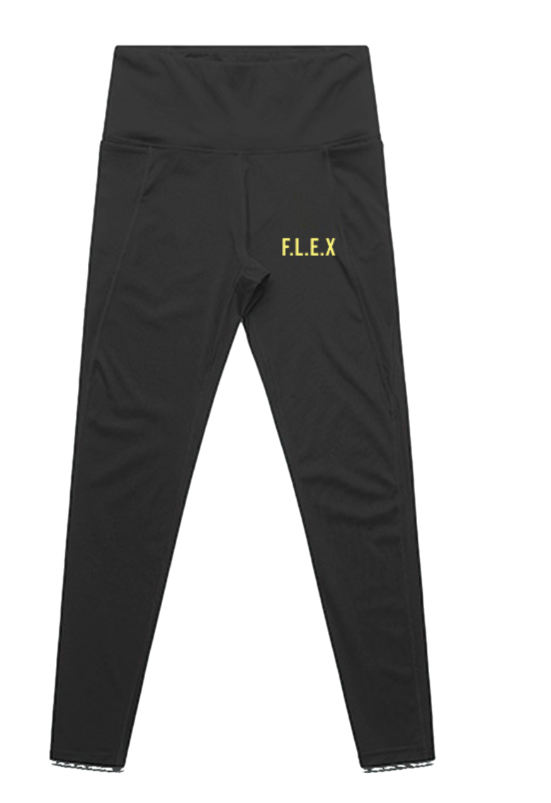 Klurve Flex Elite Active Legging #Color_Black