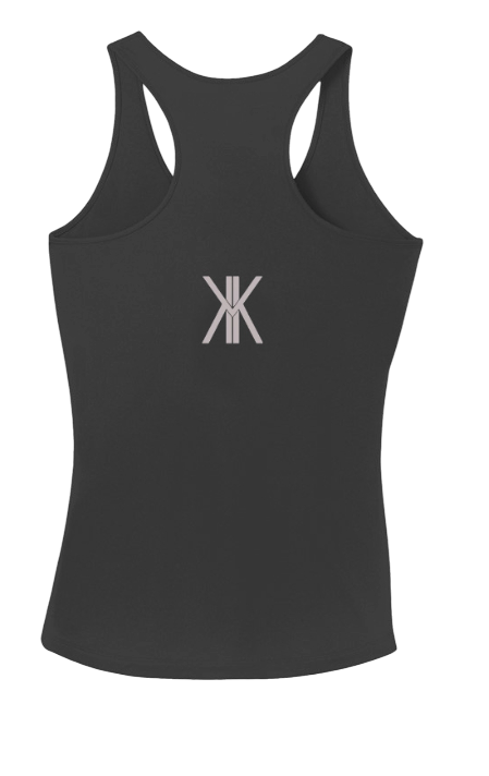 Klurve Flex Performance Racerback Tank #Color_Black