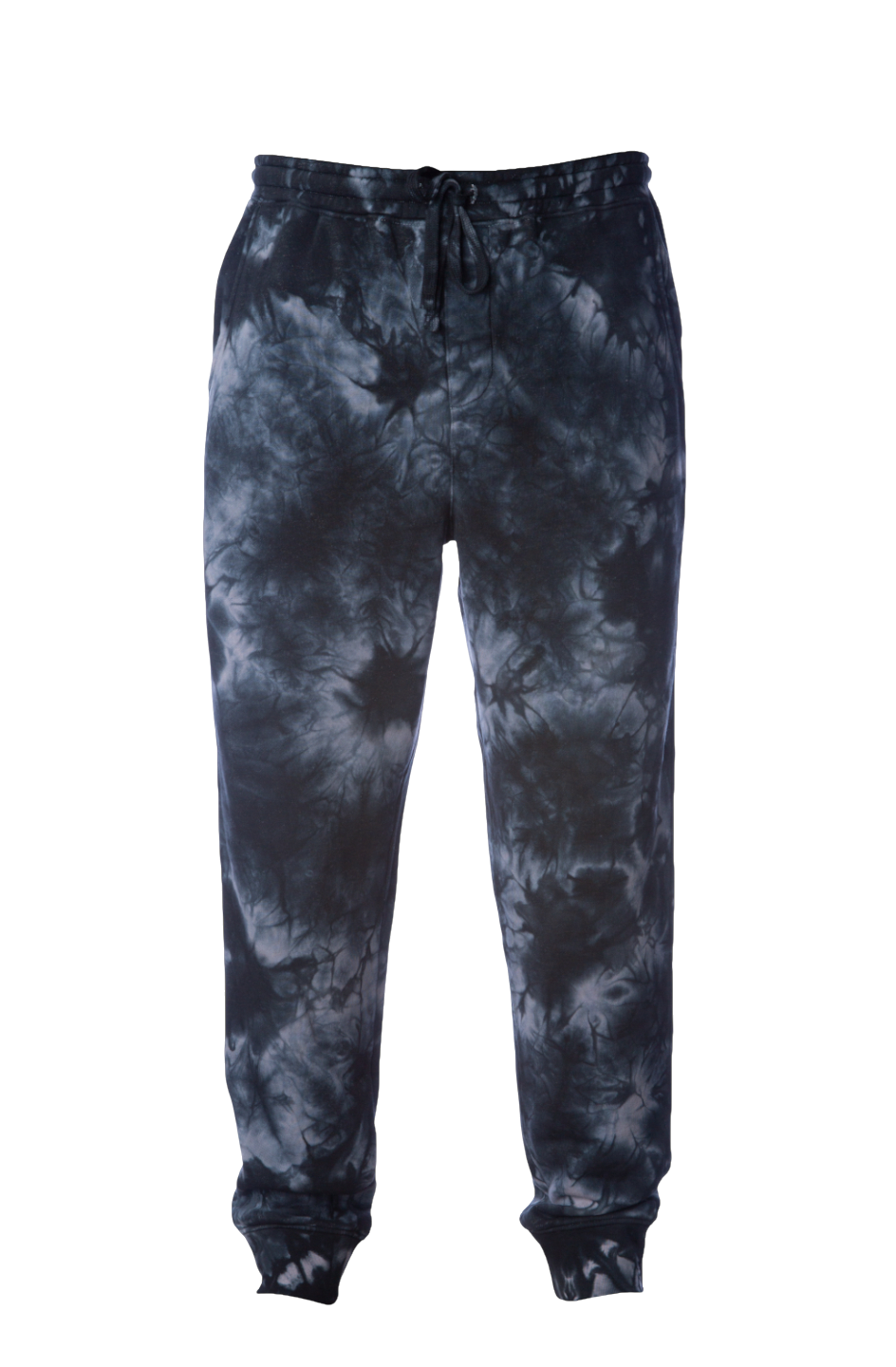 Klurve Noir Crystal Dye Joggers #Color_Tie Dye black