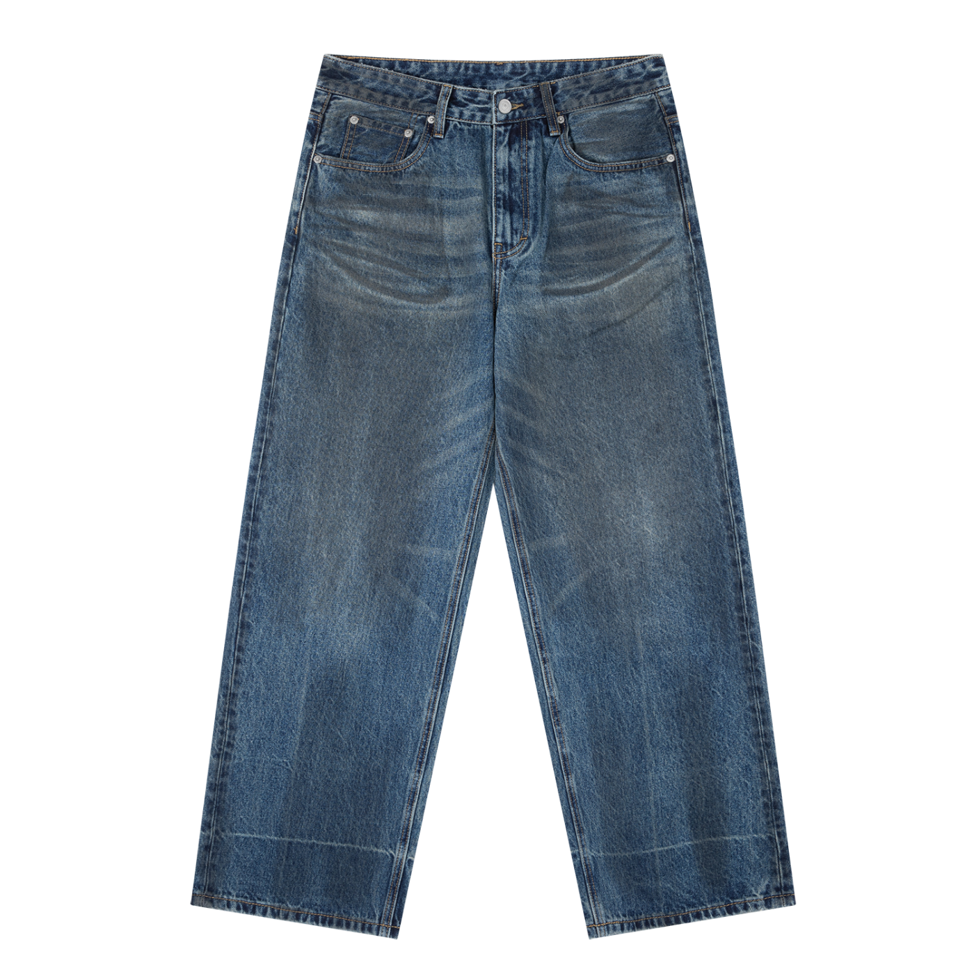 Klurve Origin Vintage Wash Baggy Denim