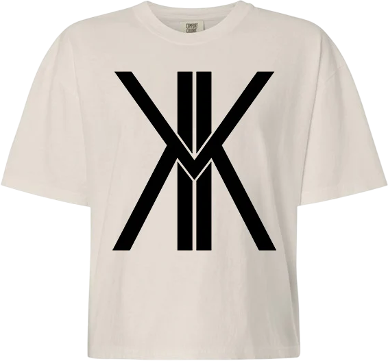 Klurve Ease Boxy Crop Tee #Color_Ivory