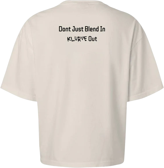 Klurve Ease Boxy Crop Tee #Color_Ivory