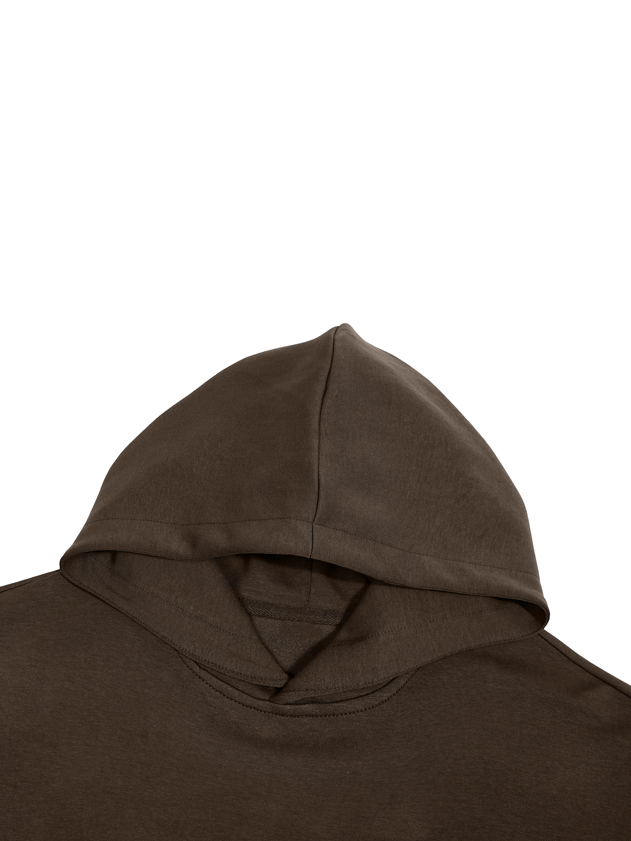 Klurve Noir Boxy Hem Hoodie