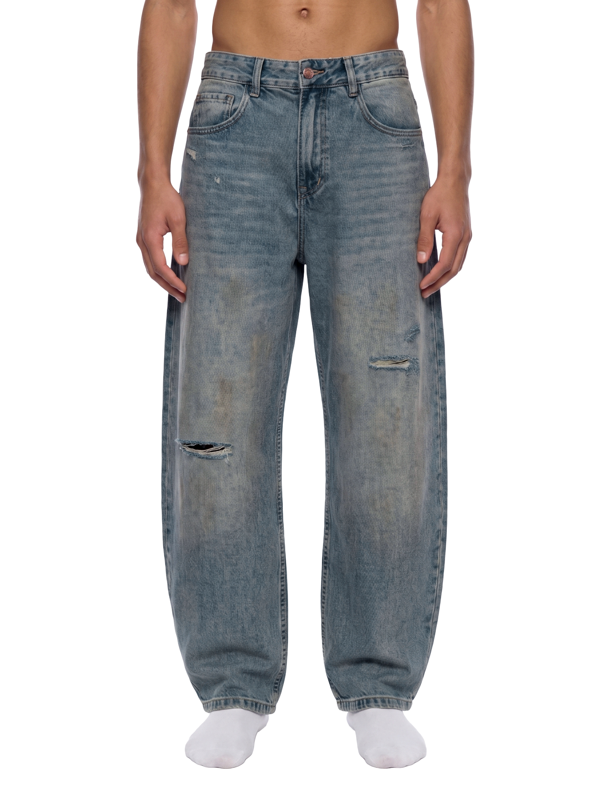 Klurve Offbeat Barrel Jeans