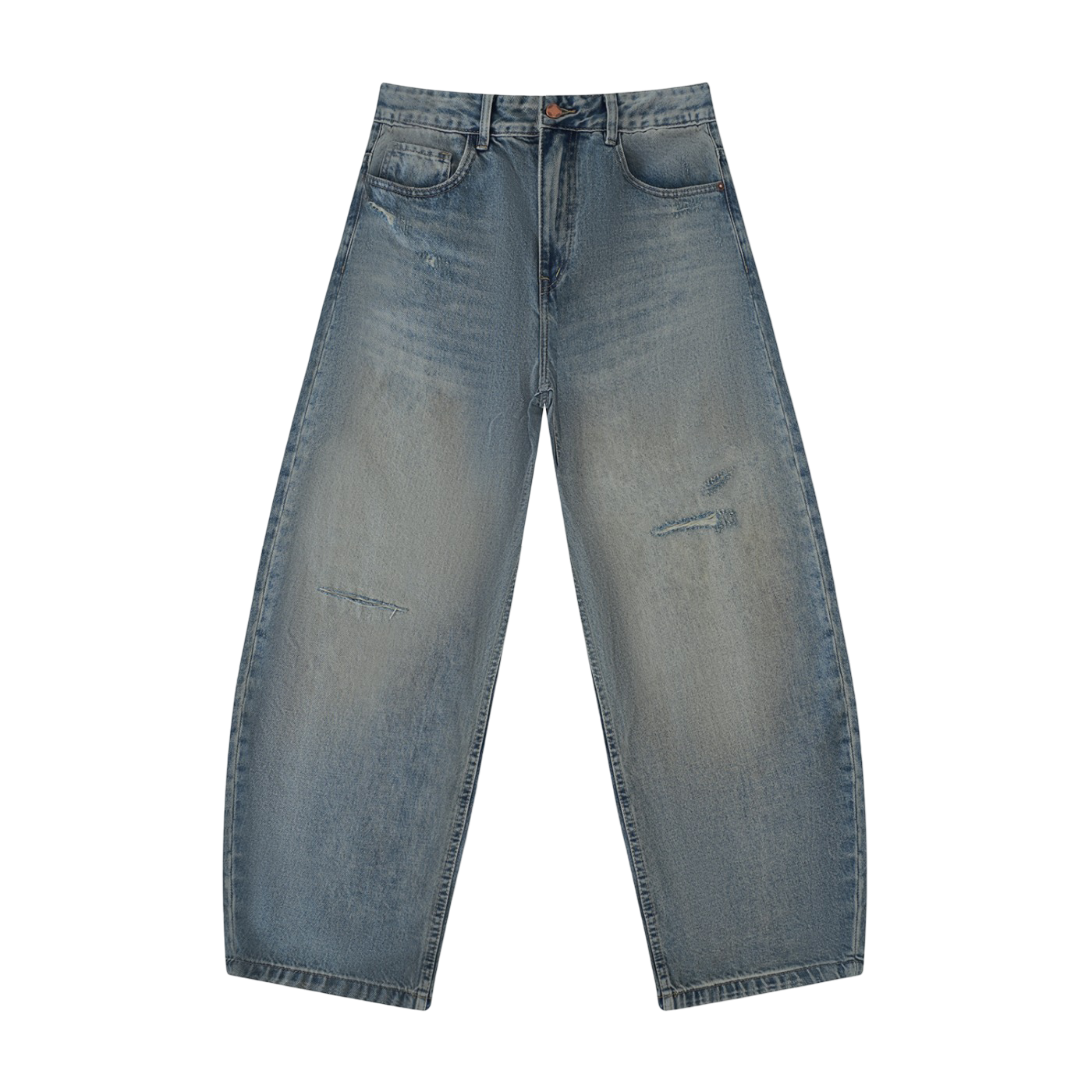 KLURVE Offbeat Barrel Jeans