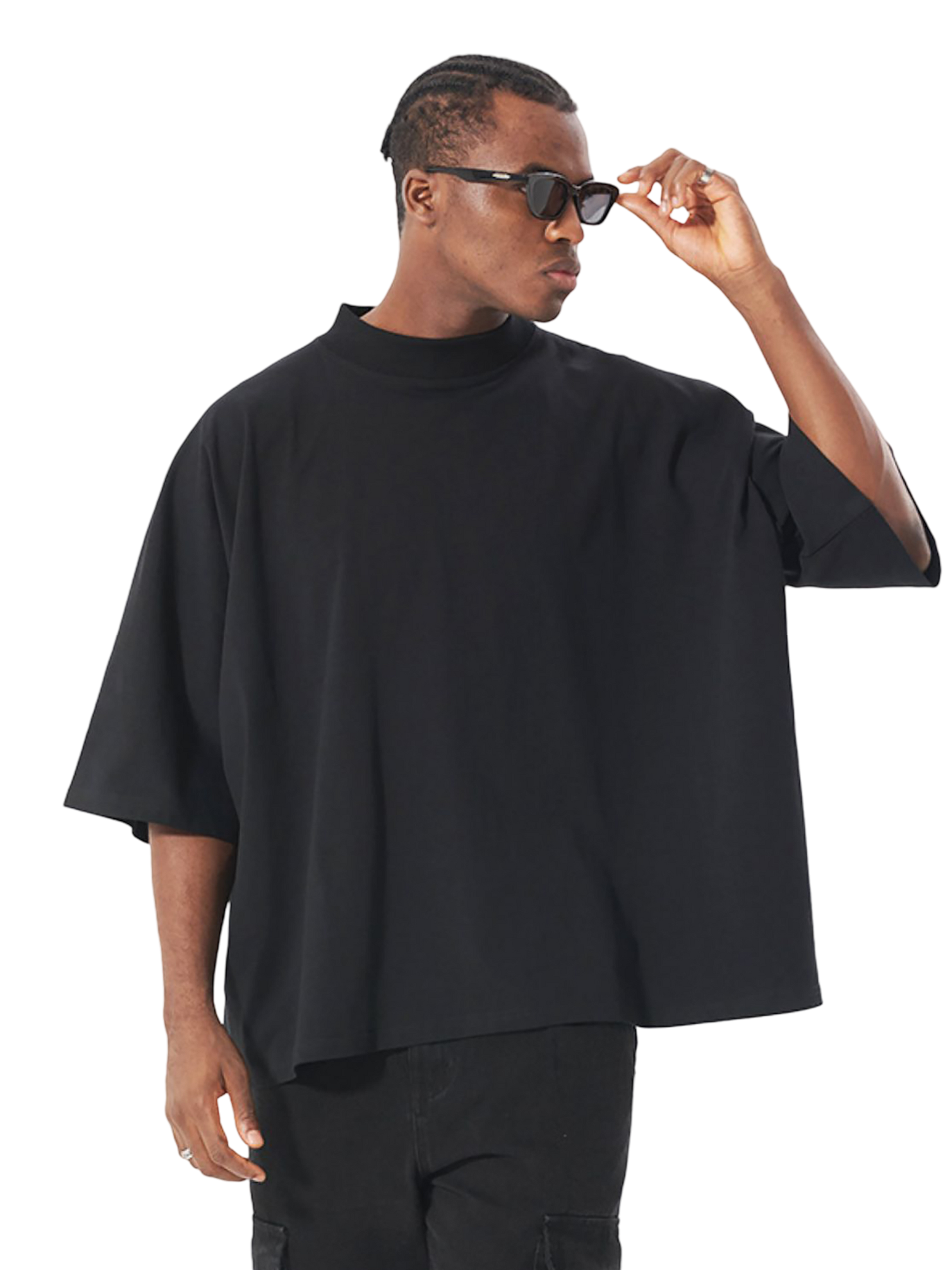 Klurve Offbeat Structured Boxy Tee