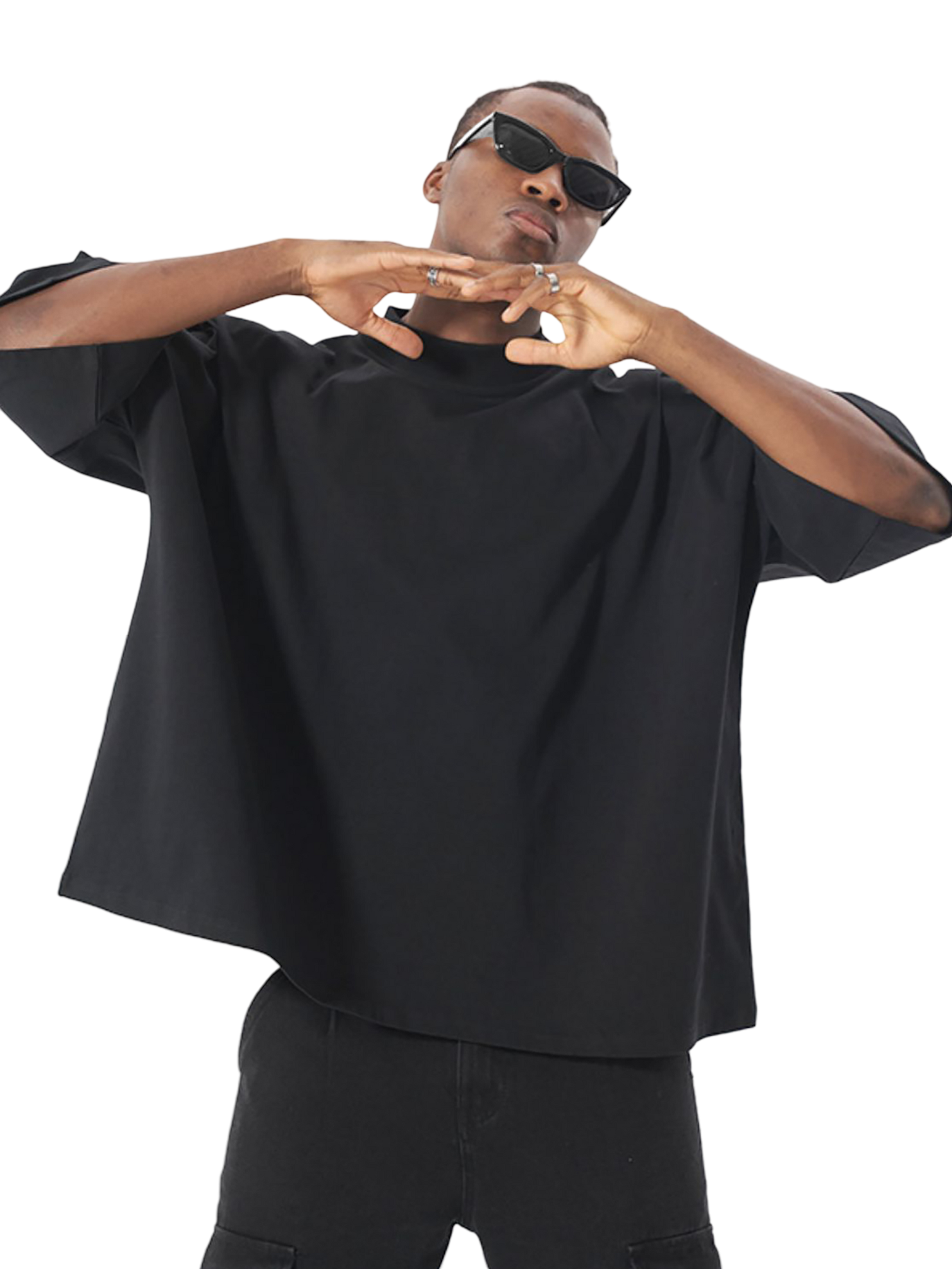 Klurve Offbeat Structured Boxy Tee