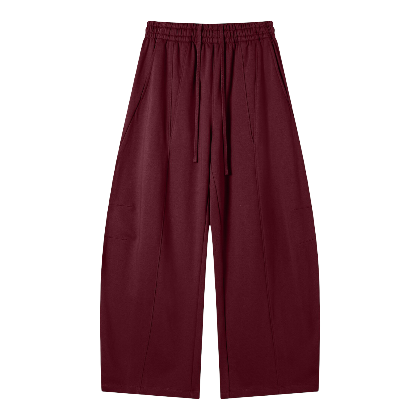 Klurve Offbeat Wide-Leg Panel Sweatpants